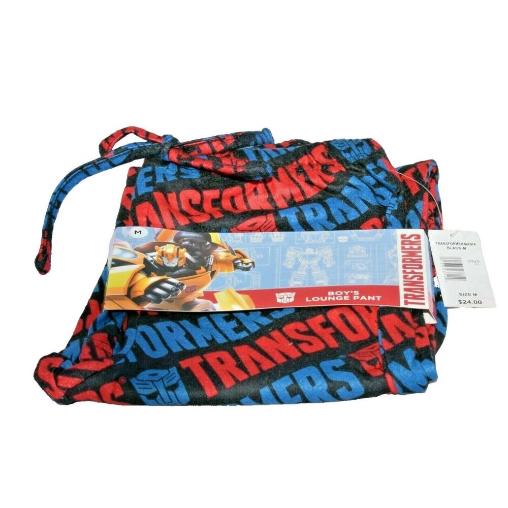 Mad Engine Boys Med 8 to10 Transformer Mania Pajama Sleep Pants New